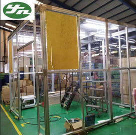 Khung nhôm Acrylic Tường phòng sạch di động cho ngành công nghiệp trọn gói Indonisia