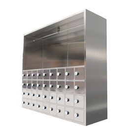 Phòng sạch bằng thép không gỉ 304 Tủ giày thay đổi tủ đựng giày 220V / 50Hz cho TCL