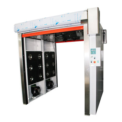 20m / S SUS304 Đường hầm phòng tắm không khí chở hàng Cửa PVC Bộ lọc HEPA