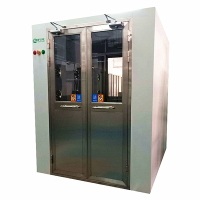 YANING Loại bỏ bụi bằng thép tráng bột YANING Bộ lọc HEPA 1500W Khóa liên động Phòng tắm không khí đôi cửa kín gió