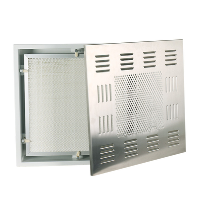 Gmp Chứng nhận 0, 3 Micron Hepa Filter Terminal Box Cho Dược phẩm
