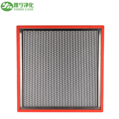 H15 Máy lọc không khí Hepa di động Sợi thủy tinh Sợi chống nhiệt độ cao
