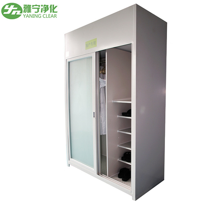 Sơn tĩnh điện bằng thép Laminar Dòng khí lưu trữ Tủ đựng quần áo trong phòng sạch