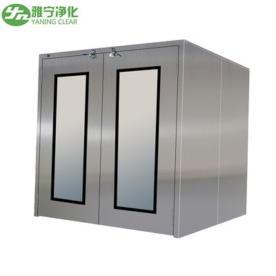 Cửa đôi hướng dẫn sử dụng Phòng sạch Đi qua hộp Passbox với khóa liên động cơ học